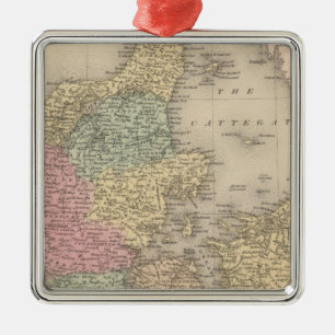 Denmark 5 metal ornament