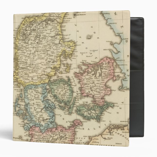Denmark 8 3 ring binder (Front/Inside)