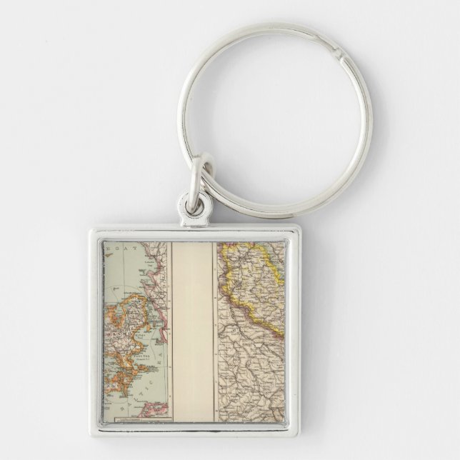 Denmark, Alsace Lorraine, Palatinate Keychain (Front)