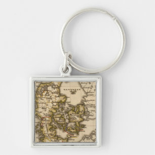 Denmark and Iceland 2 Keychain