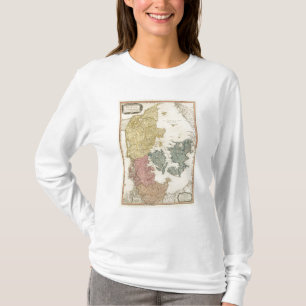 Denmark Atlas Map T-Shirt