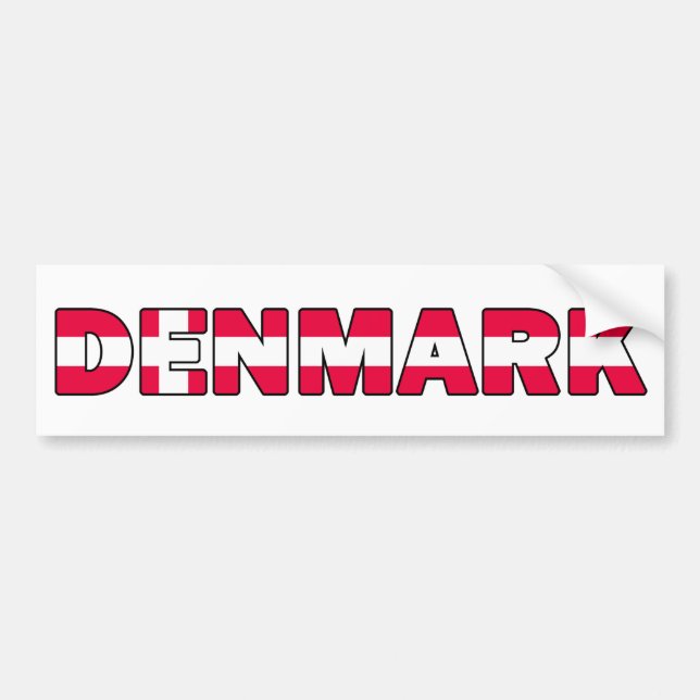Denmark Bumper Sticker (Front)