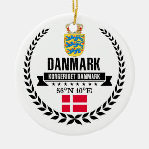 Denmark Ceramic Ornament