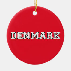 Denmark Ceramic Ornament