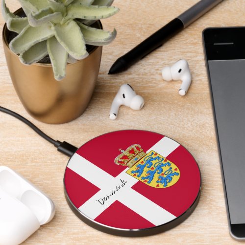 Denmark Charger patriotic Danish Flag Wireless Charger