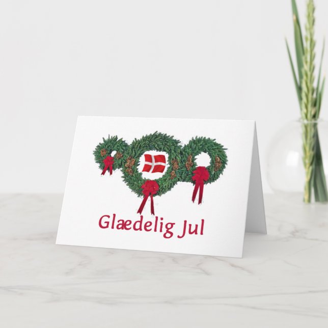 Denmark Christmas 2 Holiday Card (Front)