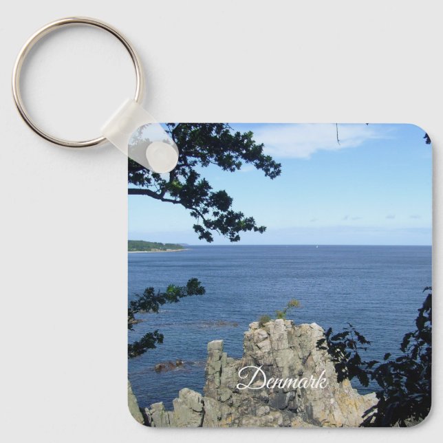 Denmark: Coast of Denmark Keychain (Front)