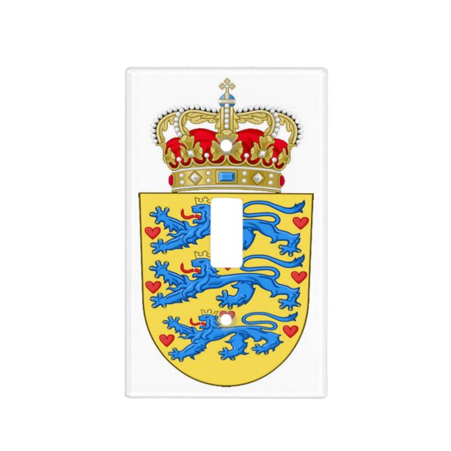 Denmark Coat of Arms Light Switch Cover! Cover (Front)