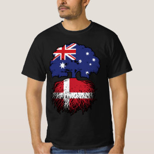 Denmark Danish Australian Australia Tree Roots T-Shirt