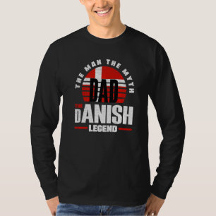 Denmark Danish Denmark Flag Father T-Shirt