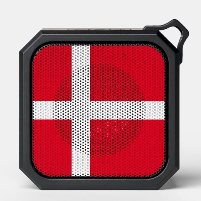 Denmark Danish Flag Bluetooth Speaker (Front)