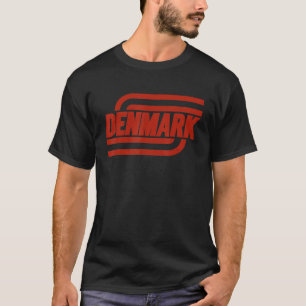 Denmark Danish Flag Football Souvenir Fan 3 T-Shirt