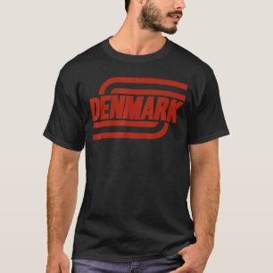 Denmark Danish Flag Football Souvenir Fan 3 T-Shirt