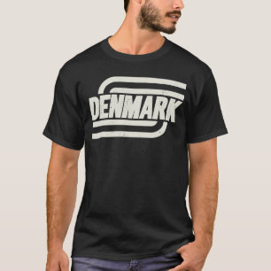 Denmark Danish Flag Football Souvenir Fan T-Shirt