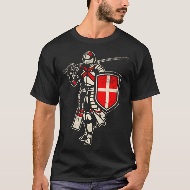 Denmark Danish Knight T-Shirt (Front)