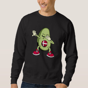 Denmark Danish Soccer Team Dabbing Avocado Danish Sweatshirt