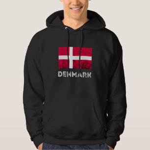 Denmark Dannebrog Danish Flag Dansk Roots Danish P Hoodie