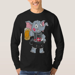 Denmark fan elephant T-Shirt
