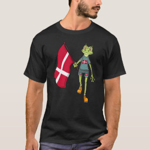 Denmark Fan Frog T-Shirt