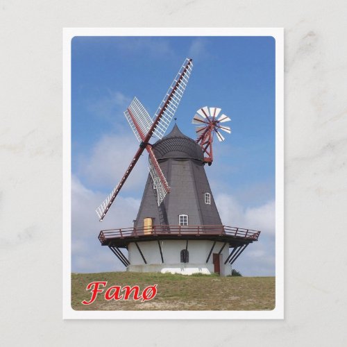 Denmark _ Fan _ lighthouse _ Postcard