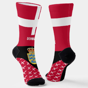 Denmark, fashion, Danish flag, patriotic Socks
