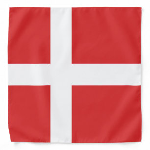 Denmark flag bandana