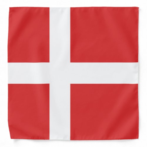 Denmark flag bandana