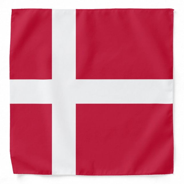 Denmark Flag Bandana (Front)