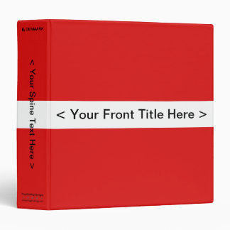 Denmark Flag Binder