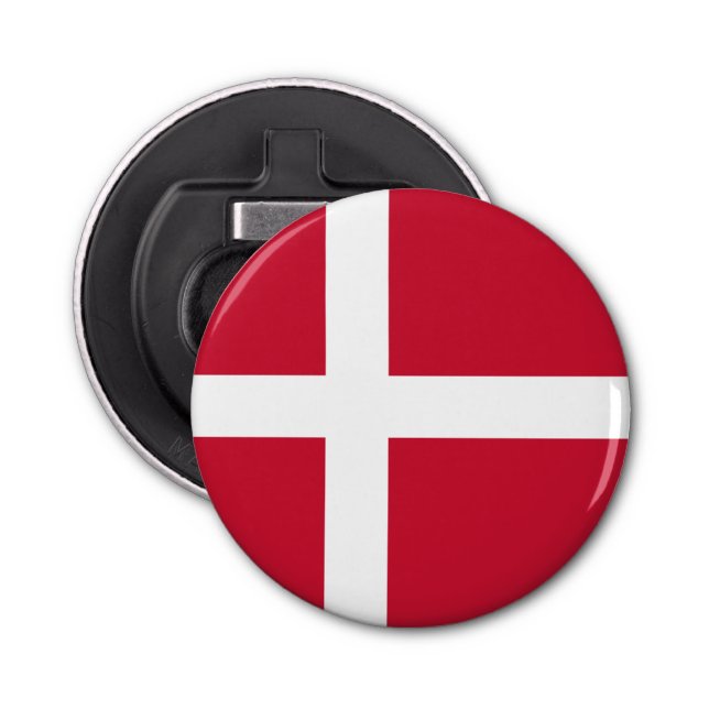 Denmark Flag Bottle Opener (Front)