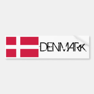 Denmark Flag Bumper Sticker