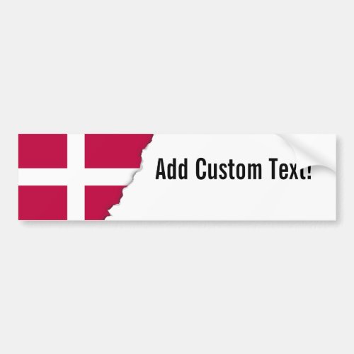 Denmark flag bumper sticker