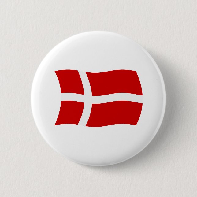 Denmark Flag Button (Front)