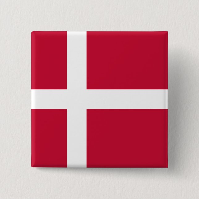 Denmark Flag Button (Front)