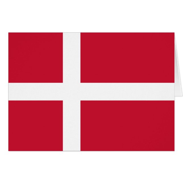 Denmark Flag Cards (Front Horizontal)