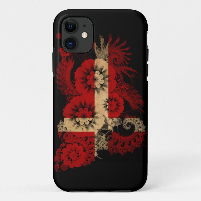 Denmark Flag Case-Mate iPhone Case (Back)