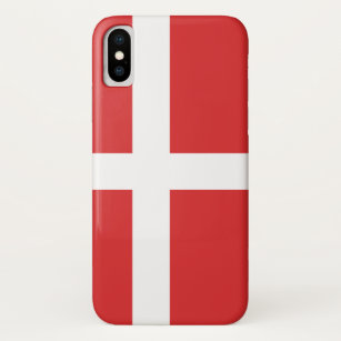 Denmark flag iPhone x case