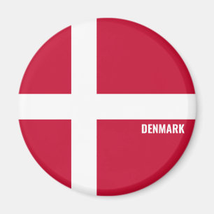 Denmark Flag Charming Patriotic Magnet