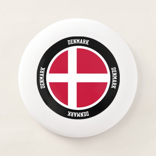 Denmark Flag Charming Patriotic Wham_O Frisbee
