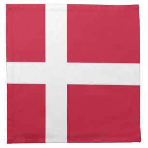 Denmark Flag Cloth Napkin