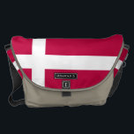 Denmark Flag Courier Bag<br><div class="desc">The flag representing the country of Denmark.</div>