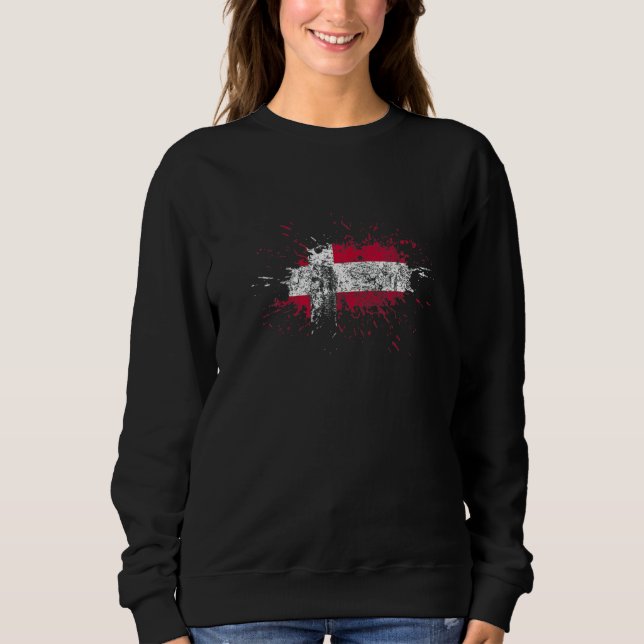 Denmark Flag  Danish Flag Home Love Sweatshirt (Front)