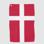 Denmark Flag Danish Patriotic Golf Towel at Zazzle