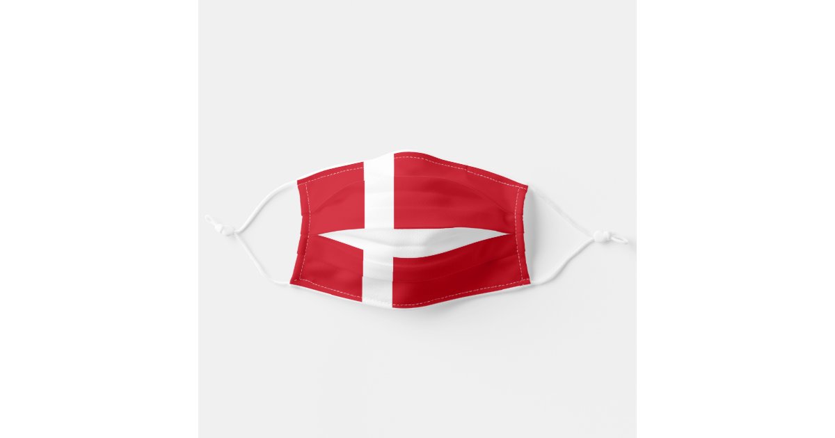 DENMARK FLAG DANISH PRIDE CLOTH FACE MASK