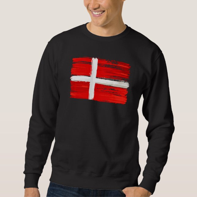 Denmark Flag Denmark Sweatshirt (Front)