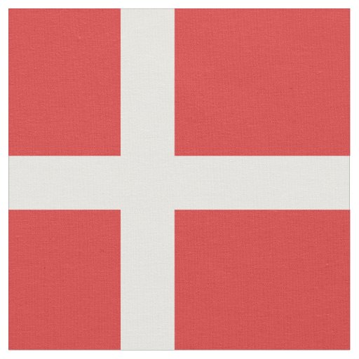 Denmark flag fabric