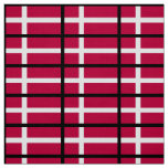 Denmark Flag Fabric