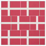 Denmark Flag Fabric