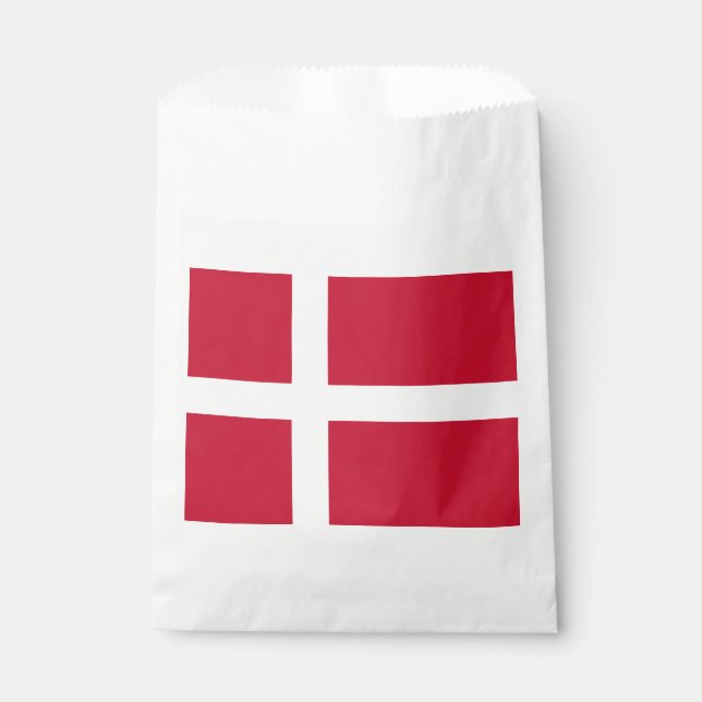 Denmark Flag Favor Bag (Front)