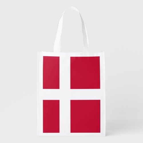 Denmark Flag Grocery Bag